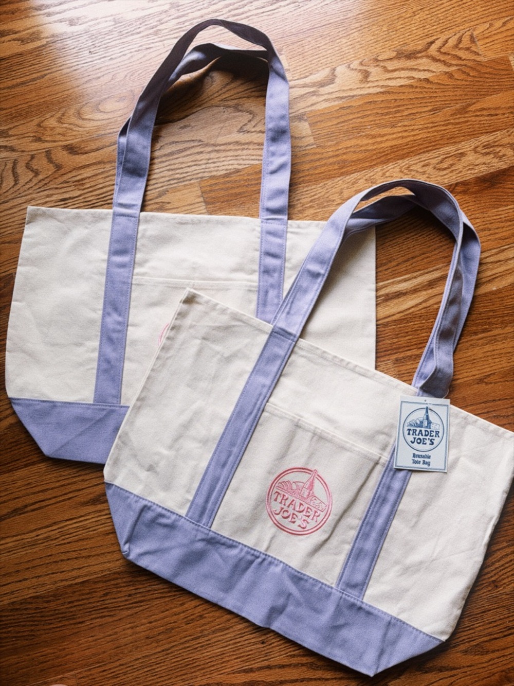 Limited Edition Lavender Trader Joe’s Canvas Tote Bag